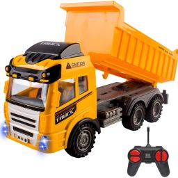 Remote Control Dumper Truck with 27MHz 4Channel Remote RC Dump Truck-image-109