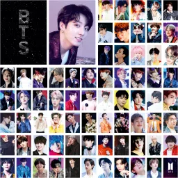 BTS Lomo Cards (Pack of 72) of All 7 Members Photo Cards For Room Decor, Merch and Photocards (3 x 4 Inches) Paper Print-24