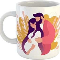 Pregnant Couple Coffee Pregnancy Gift for Pregnant Women, Wife, Baby Shower Ceramic Coffee Mug-image-62