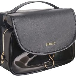 Women Black Cosmetic Bag-image-46
