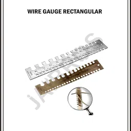 jaibros WIRE GAUGE RECTANGULAR Radius Gauge image 2