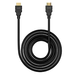 Croma CRSP4KPACA266201 2.0 Type A to 2.0 Type A 2 Meter HDMI Cable (Support 4K & 3D Video, Black)-picture-1