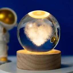 3D Heart Crystal Ball Night Lamp-image-103