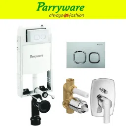 Half Frame Concealed Cistern, with divater body upper crust set of 1 pic 015 Dual Flush Tank-picture-10