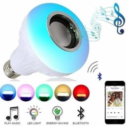 Bluetooth music bulb with remote Single Disco Ball-24