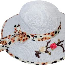 TBTH Medium Brim Sun Hat Floppy Foldable Bow knot Straw Hat Summer Beach Hat-image-80