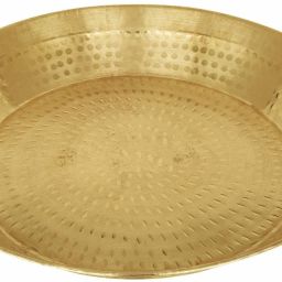 Handmade Brass 18 Inch Plate dough knitting plate large Paraat Paraat / Brass Parat / Brass parat Paraat-image-85