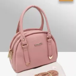 Women Pink Hand-held Bag-4