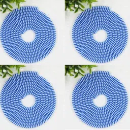 ABlue Clipper 4 Pieces Cable Protector, Spiral Protective Sleeve, Headphone Saver, wire Cover Cable Protector-image-1