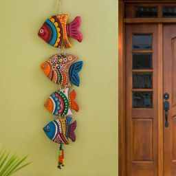 Hanging Fish ,Garden Decorative Wall Hanging Balcony Decoration (Length-24 inch)-picture-25