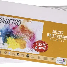 brustro Super Series Unruled A4 200 gsm Watercolor Paper-picture-8