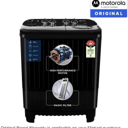 motorola 10 kg 5 star rating Midnight Series Semi Automatic Top Load Black image 2