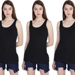 Women Black Tank Top/Vest-image-64