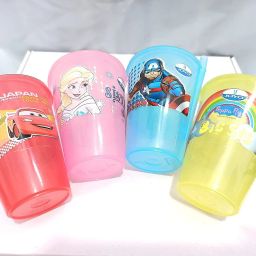 Plastic 4 Glasses Sipper with Straw, (Multicolour)-19