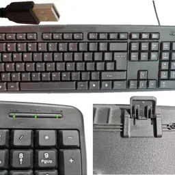 ANJO Wired Keyboard-Wired Mouse-Mouse Pad-USB Hub 2.0-2 in 1 OTG C & Micro Type Combo Set image 4