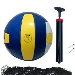 Synthetic soft volleyboll bolls With Nylons net And With Air pump Volleyball - Size: 4-0