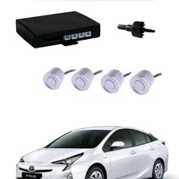 Increased Safety for passengers Car White Parking Sensor LED Display/4 Parking Sensors Alarm Kit For Prius Parking Sensor-image-0