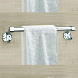 24 INCH Stainless Steel Bathroom Towel Rod Holder/Towel Stand/Towel Hanger(PACK OF 3) 24 inch 1 Bar Towel Rod-image-55
