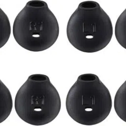 BBM 8 Pcs ( 4 Pair) Earbuds cover Anti-Slip Silicone Replacement Ear Tips Level U EO-BG920 Bluetooth Earphone (Black) In The Ear Headphone CushionÂ Â (Pack of 8 , Black In The Ear Headphone Cushion-23