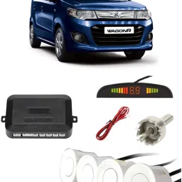 PKNA0338 White Car Reverse Parking Sensor with LED Display 4 Sensor PKNA0338 Parking Sensor-24