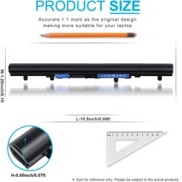 TechSonic Aspire AS07A41 AS07A31, AS07A32 , AS07A41, AS07A42 , AS07A51 , 4 Cell Laptop Battery image 3