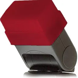 De-Ultimate Universal Plastic Maroon Diffuser Reflector Flash Bouncer Speedlight Nikon, Canon, Pentax, Sony Diffuser-19