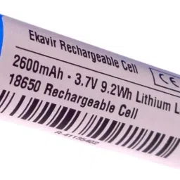 Rechargeable Cell 2600mah | 18650 lithium rechargeable battery 3.7VBattery-image-9