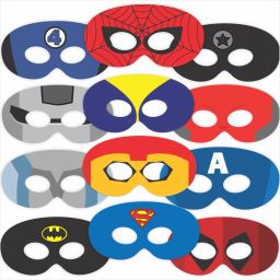 Super man Eye Mask For Kids, Eye Mask For Kids Birthday Decoration Party Mask-15