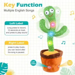 Dancing Cactus Musical Toy Can Sing, Wriggle & Repeat The Recording-138-image-66