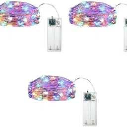30 LEDs 3 m Multicolor Steady String Rice Lights-picture-13