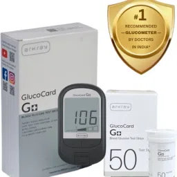 G+ Blood Glucose Monitor Meter with 50 Test Strips bottlepack Glucometer-23