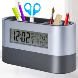 nxz Digital Silver Clock image 2
