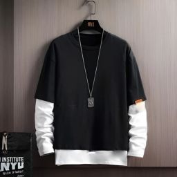 Men Full Sleeve Color Block Sweatshirt-image-76