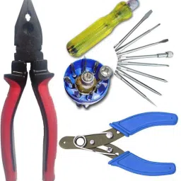X RON . COMBO OF PLIER , WIRE CUTTER , SCREW DRIVER KIT SET Standard Screwdriver Set-28