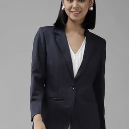 sanjitgarments Women Solid Single Breasted Casual Blazer-picture-23