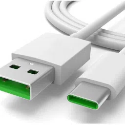 Bullfrog USB Type C Cable 6.5 A 1 m original 65W/80W WARP/SUPERVOOC//DART/VOOC ULTRA FAST CHARGER CABLE-7