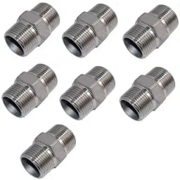Premium Quality Brass Hex Nipple 1 INCH, Pack of 7 (Screw On) Bidet Nozzle-20
