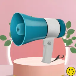 Handheld Megaphone with Siren, Microphone & Rechargeable for Outdoor EventsA241 Megaphone Portable Megaphone Siren Loudspeaker Function &Long Battery BackupQ241 Outdoor PA System-17