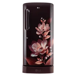 LG 231 210 Litres 5 Star Direct Cool Single Door Refrigerator with Stabilizer Free Operation (GL-D231ASMU, Scarlet Marvel)-image-43
