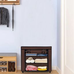 Small Cloths Wardrobe Carbon Steel Collapsible Wardrobe-image-38