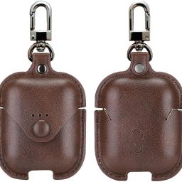 KHR Leather Press and Release Headphone Case For Boat Airdopes 131, Boat Airdopes 138-image-26