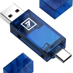 ONE 7 3-in-1 SD & TF Card Reader | Type C & USB Compatible | Supports TF, SD, SDHC Etc Card Reader-40