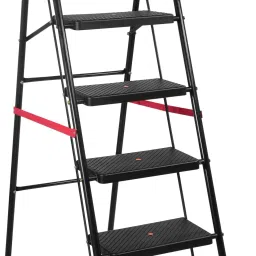 6 Step Heavy Duty Foldable Step Ladder with Anti-Skid Shoes and Extra Strong Steel Ladder-0