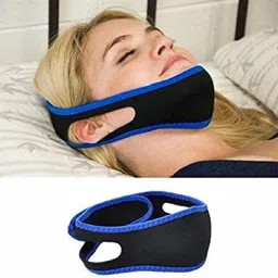 Anti Snore Chin Strap Belt (1Pc) & Better Breath Nasal Strip s(10 pcs) Anti-snoring Device-picture-25