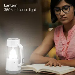 wipro Jasper multifunctional rechargeable torch and with backup upto 5 hrs Lantern Emergency Light image 5