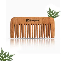 Neem Wooden Comb Wide Tooth for All Type Hair | Natural & Eco Friendly-3
