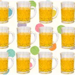 (Pack of 12) Party Perfect Glasses/ Mug A-118 Glass Set Beer Mug-image-37