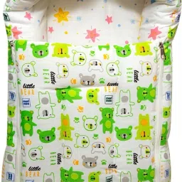 3 in 1 Baby Carry Nest Sleeping Bag & Mattress (Green) Sleeping Bag-image-26