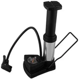 Foot Activated Floor Pump with Gauge Cycle Air Pump Mini Portable Pump Bicycle Pump-image-13