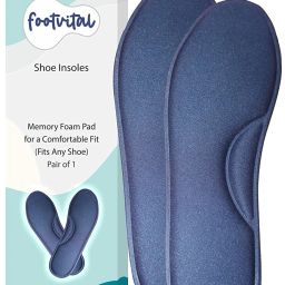 Memory Foam Shoe Insoles Comfortable Insoles Supports Heel & Arch (Pack of 1) Insole-85